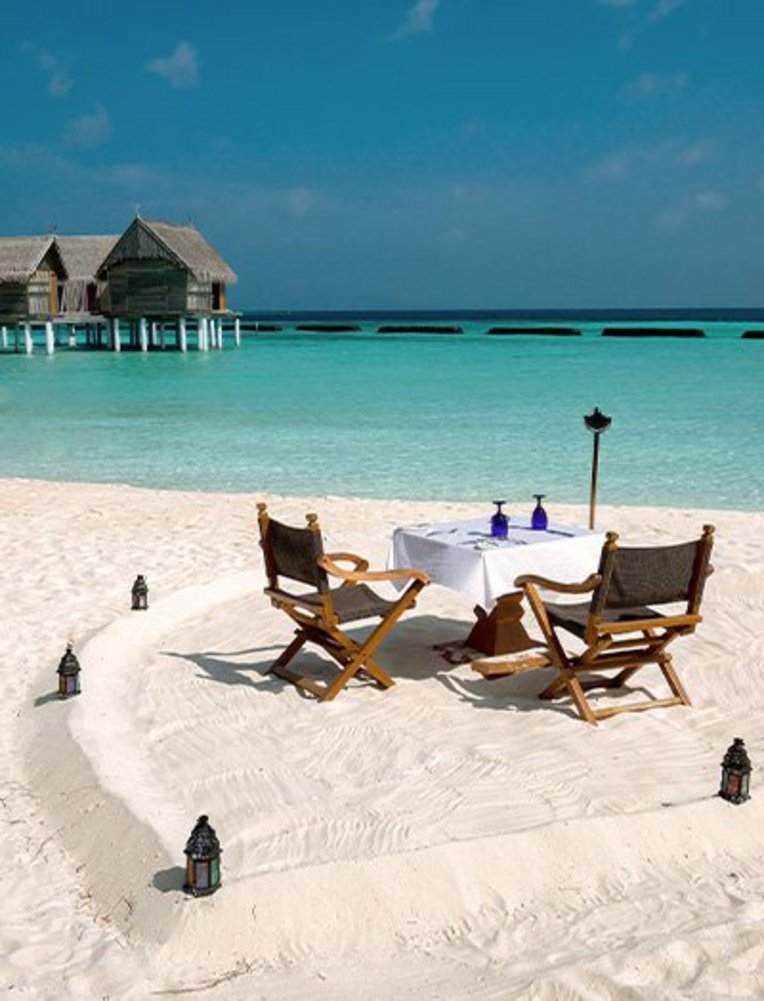 Lune de miel dans un décor de rêve aux Maldives.