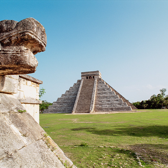 Chichen Itza Tempelanlage Mexico.